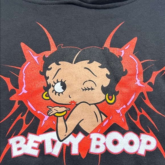 Headgear Classic Betty Boop Black Hoodie and Hat Set new with tag medium - Picture 5 of 10